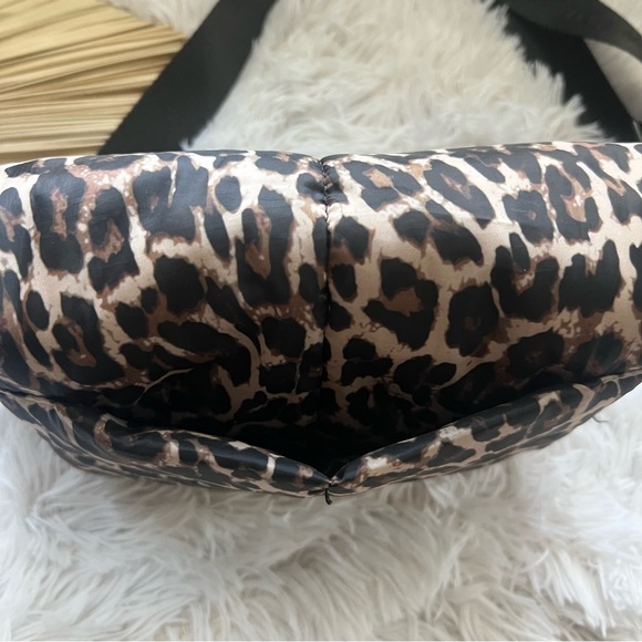 Steve Madden Black and Brown Leopard Crossbody Bag - Picture 5 of 8